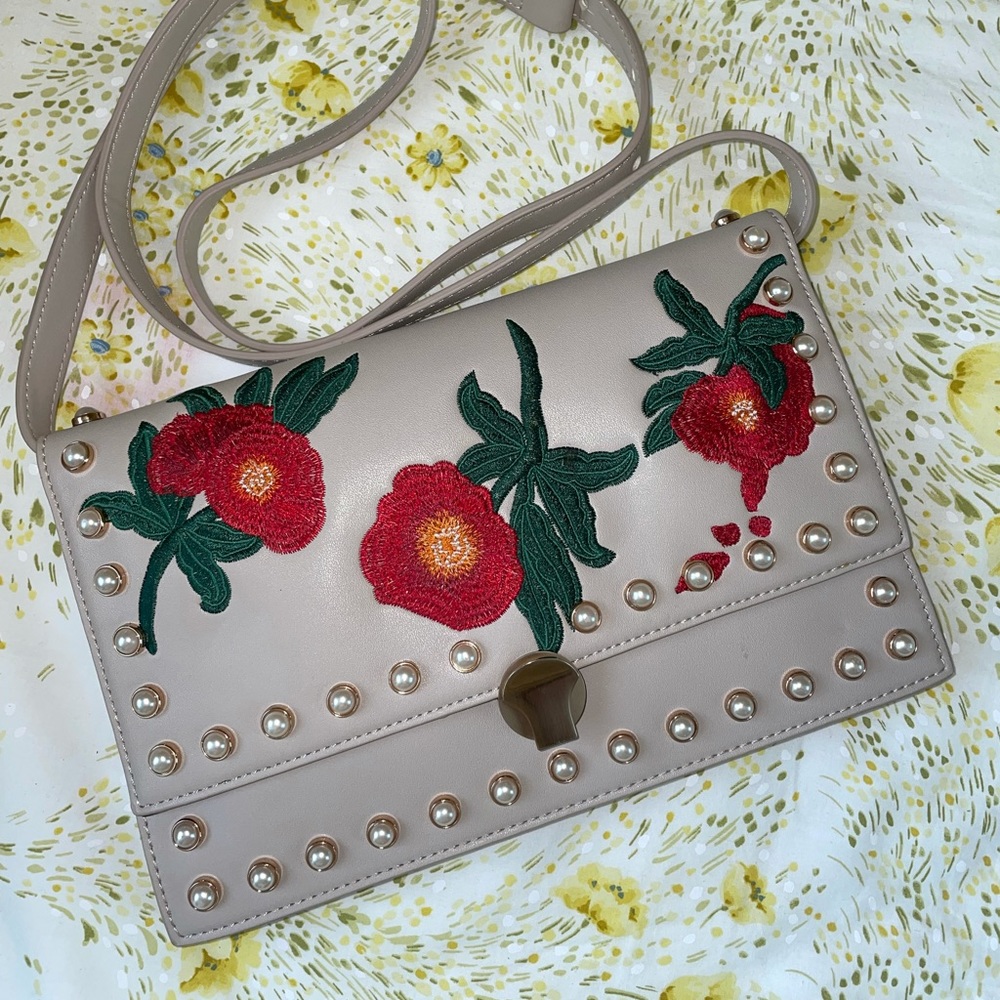 Vegan leather crossbody purse